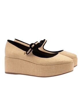 Larroudé Blair Flatform Mary Jane Shoes NWOT